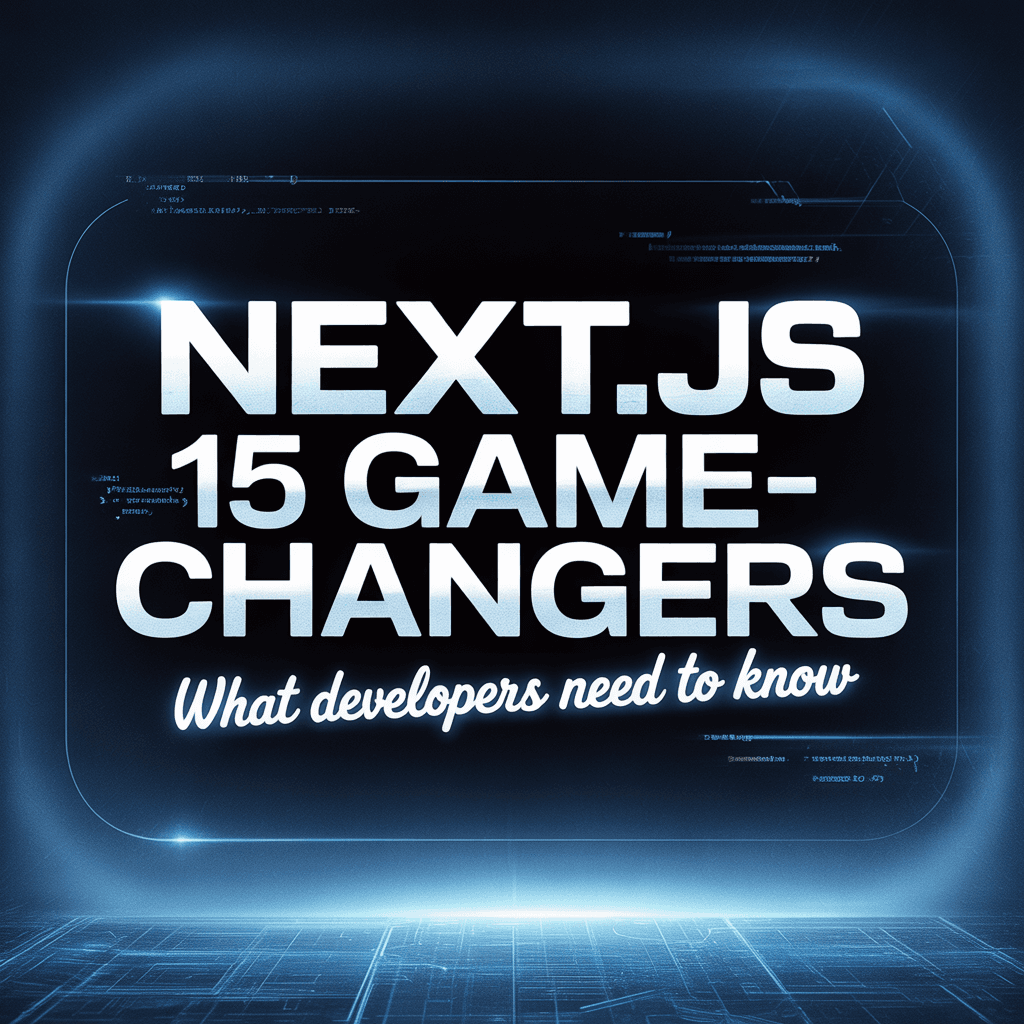 Next.js 15 Game-Changers: What Developers Need to Know ๐